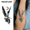 Tatouage temporaire mythologique | Ange et lune