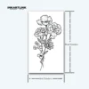 Tatouage temporaire floral | Bouquet de fleurs - 4
