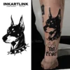 Tatouage temporaire animalier | Chien de garde