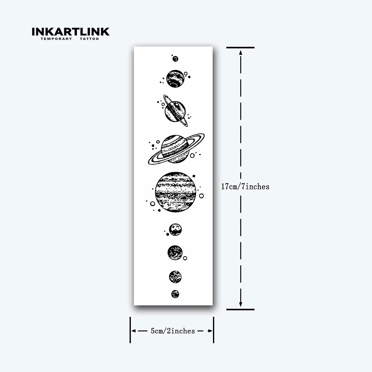 Tatouage temporaire cosmique | Système solaire - 3