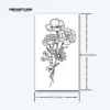 Tatouage temporaire floral | Bouquet de fleurs - 3