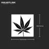 Tatouage temporaire botanique | Feuille de cannabis - 3