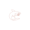 Shark Design Temporary Tattoo