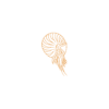 Stylized Nautilus Temporary Tattoo
