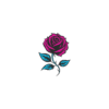 Stylish Rose Temporary Tattoo Design