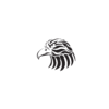 Stylized Eagle Temporary Tattoo Design