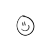 Smiling Face Temporary Tattoo