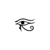 Stylized Eye Temporary Tattoo